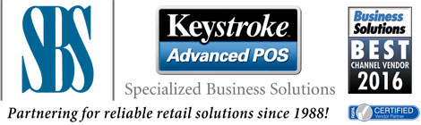 Image of Keystroke Advanced POS and Best Channel Vendor 2015 Award