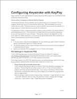 Configuring Keystroke With KeyPay PDF
